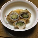 なすの豚肉巻き天ぷら